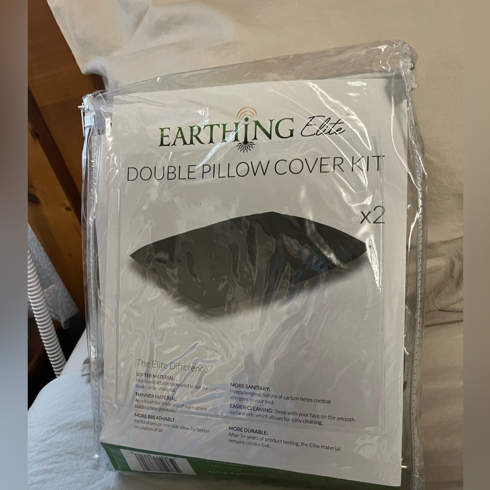 Earthing pillow cases, aka grounding